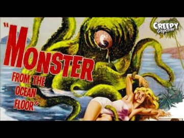 MONSTER FROM THE OEAN FLOOR | CLASSIC SCARY MOVIE | ROGER CORMAN | CREEPY POPCORN