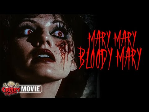MARY MARY BLOODY MARY | HORROR MOVIE | FULL CLASSIC SCARY FILM | CREEPY POPCORN