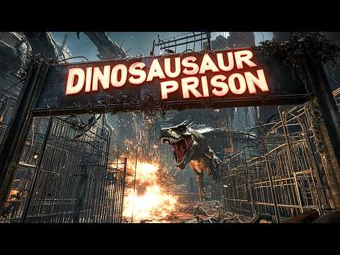 [4K] HORROR MOVIE | A prison that has caged dinosaurs | Action | Full Movies in English