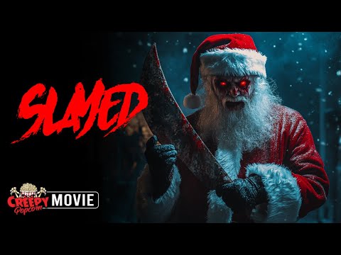 SLAYED | FULL HOLIDAY HORROR MOVIE | SANTA SLASHER | CREEPY POPCORN