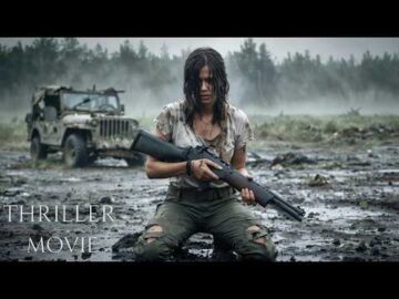 She bravely fights off the looters who broke into her house / Powerful Thriller Movie in English