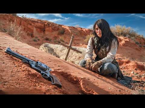 Determined and fearless, she tracks down the bandits to take revenge / Powerful Western Movie
