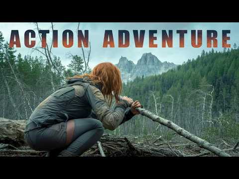 She faces a terrifying battle against predators in the jungle of a wild island / Best Full Movie