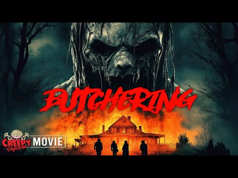 THE BUTCHERING | 💀 | FULL HD SCARY MOVIE | SERIAL KIILER SLASHER FILM | CREEPY POPCORN