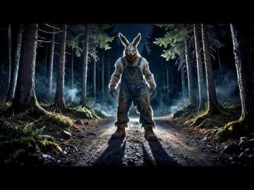 Horror Movie | A man-eating rabbit blocked the road for a woman | Full Movies in English