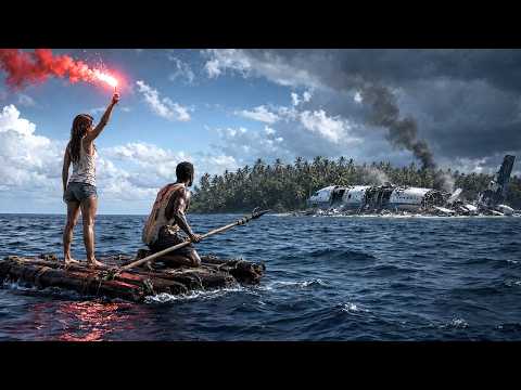 🏝️ ✈️ THEIR PLANE CRASHED ON A DESERTED ISLAND! | Survival Thriller | Free Movie in English in 4K