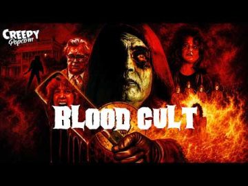 BLOOD CULT 1985 | Classic HORROR Movie | Creepy Popcorn